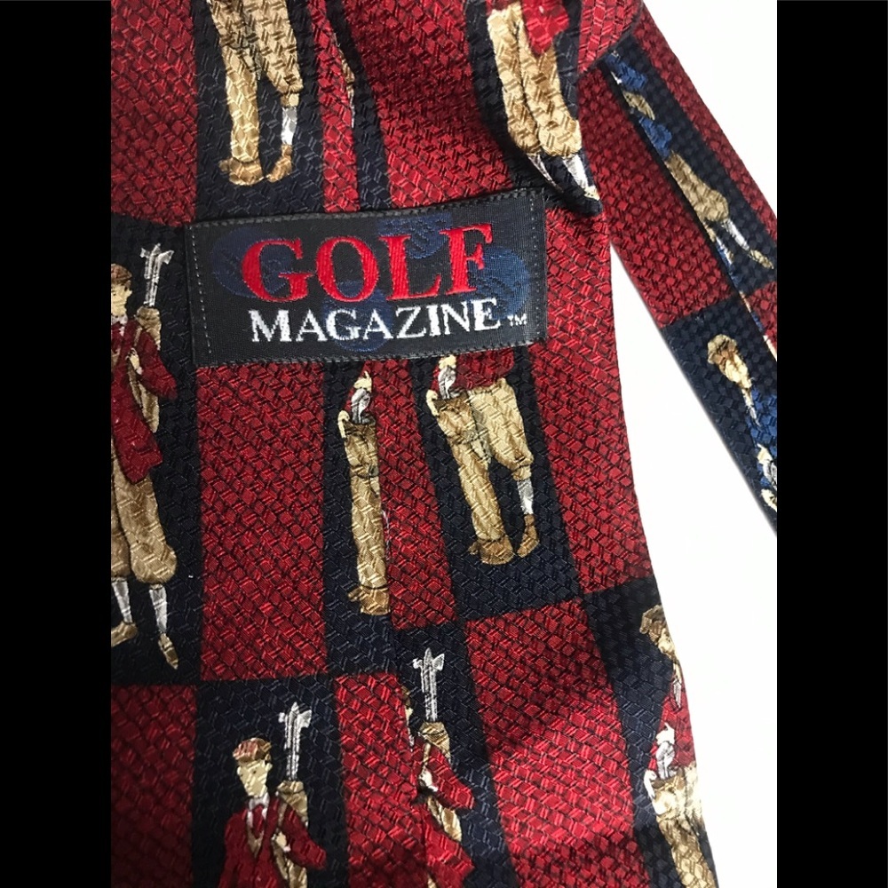 Golf Magazine Golfer silk tie - Picture 3 of 6